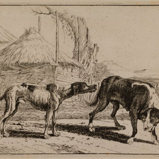 Le chien et la chienne (Bartsch 5)
