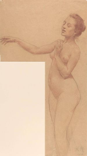 Female Nude with Outstretched Arm