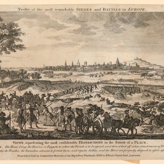 Views Representing the Most Considerable Transactions in the Siege of a Place, from Twelve of the Most REmarkable Sieges and Battles in Europe