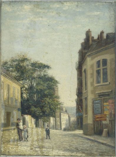 La rue Lhomond, au droit de la rue Vauquelin