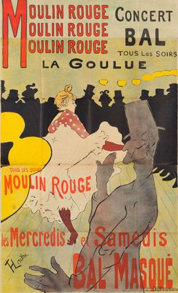 Henri de Toulouse-Lautrec - Moulin Rouge,La Goulue,poster for the Dance Hall Le Moulin Rouge Smartify Editions