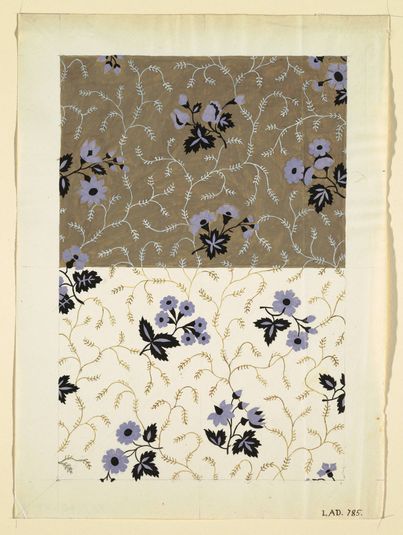 Floral design for printed textiles