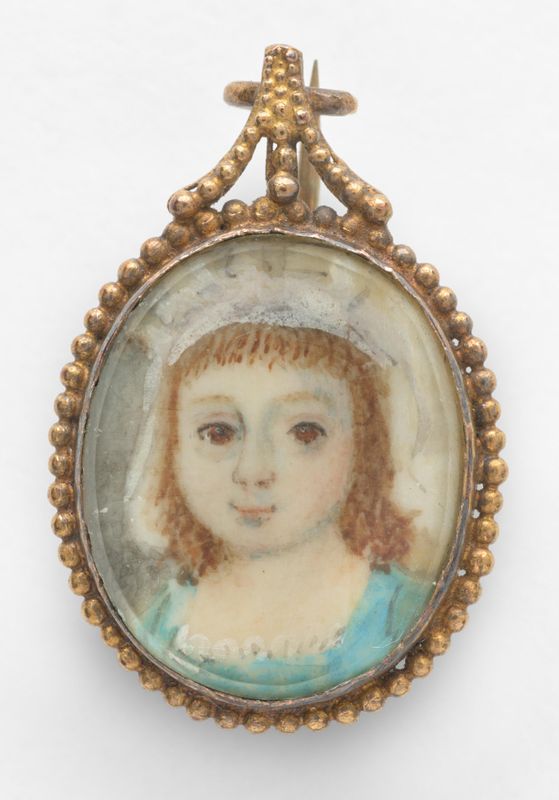 Portrait Miniature of a Young Girl