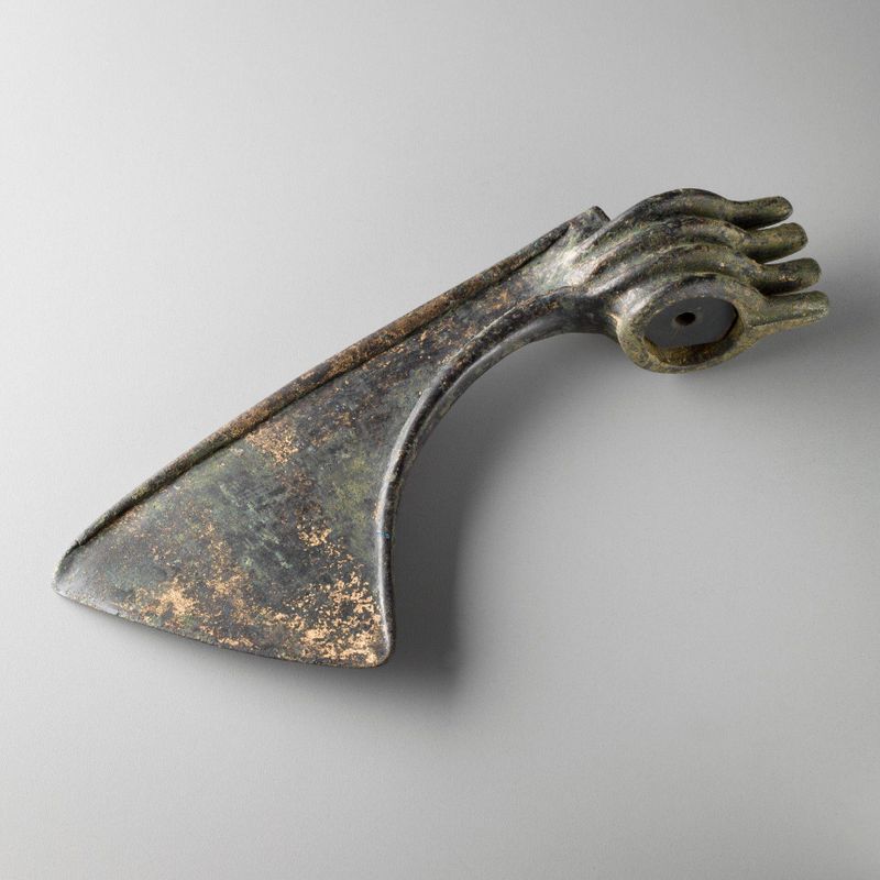 Axe Head with Spiked Butt