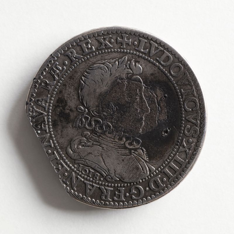 Piéfort de demi-franc, 1618