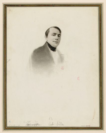Portrait en buste d'Emile de Girardin (1802-1881) vers 1848