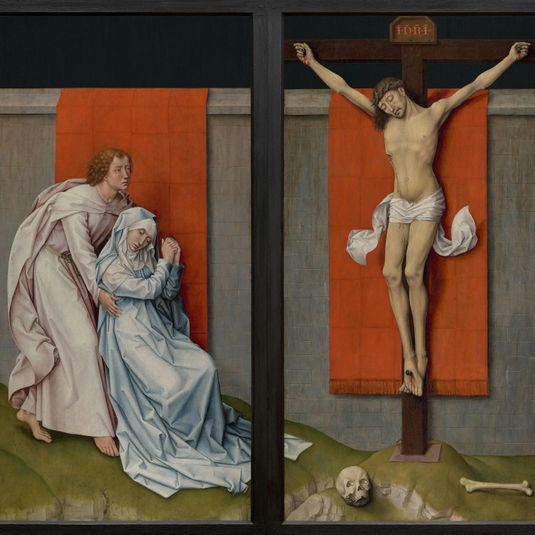 The Crucifixion, with the Virgin and Saint John the Evangelist Mourning