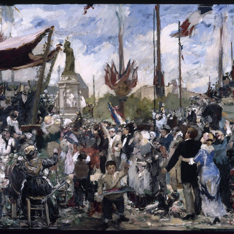 14 juillet 1880, inauguration du monument à la République