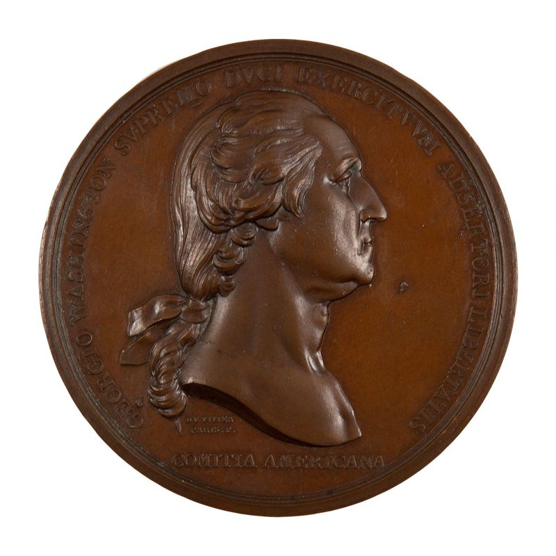 Medal Washington before Boston (restrike)