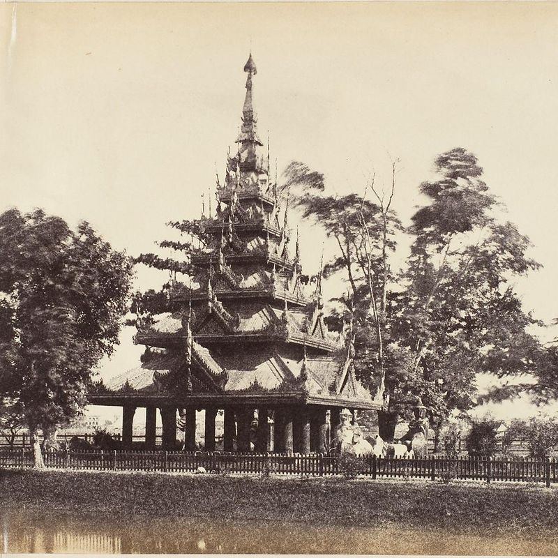 [Burmese Pagoda in the Eden Gardens, Calcutta]