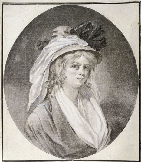 Portrait de jeune femme au chapeau