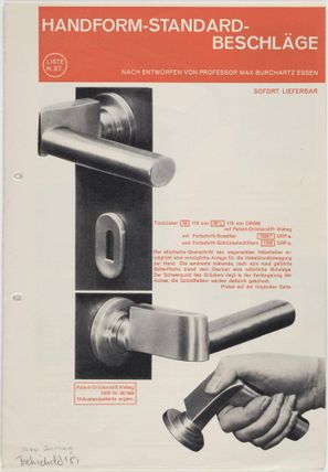 Handform-Standard-Beschläge (Standard door fittings)