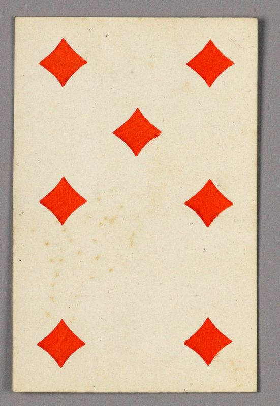 Seven of Diamonds from Set of "Jeu Imperial–Second Empire–Napoleon III" Playing Cards