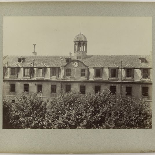 Vue du 2ème bâtiment de la première cour, prison de Saint-Lazare, 10ème arrondissement, Paris