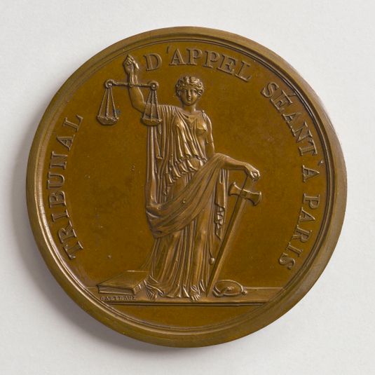 Médaille de fonction de juge au Tribunal d'appel de Paris, an VIII