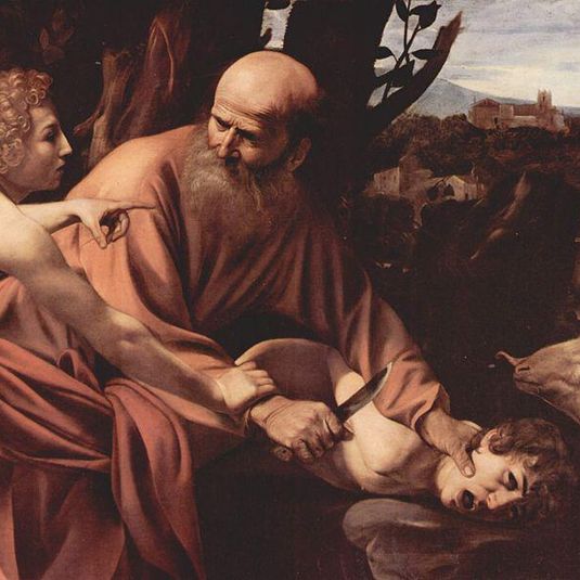 El sacrificio de Isaac (Caravaggio, Florencia)