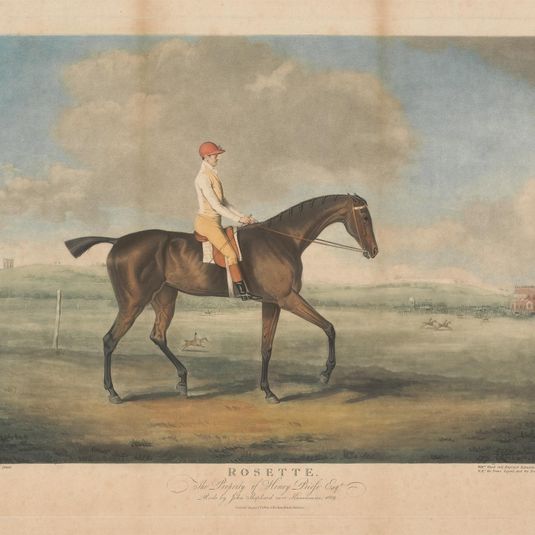 Racing: Rosette. The Property of Henry Peirse Esq.