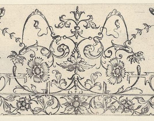 Friezes with Birds, Flowers and Meandering Wreaths and Scrolls (9)