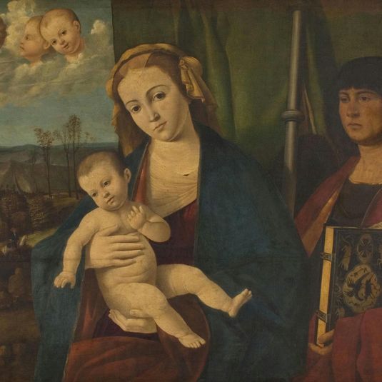 Virgin and Child, with Saint James the Great