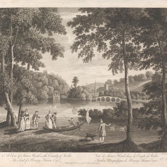 A View of Stour Head in the County of Wiltshire, The Seat of Henry Hoare Esq. [The Temple of Flora]