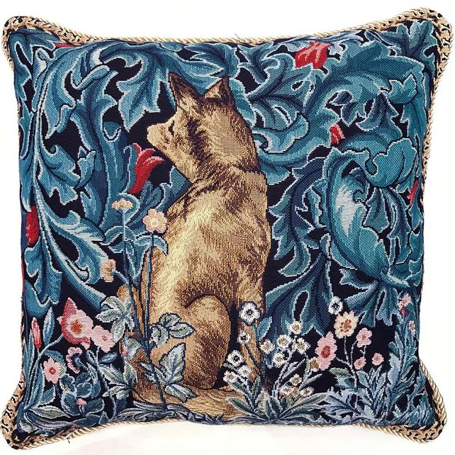 William Morris The Forest Fox - Cushion Cover Art 45cm*45cm Signare Tapestry