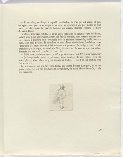 Frédéric Mistral: Mémoires et Recits by Frédéric Mistral: boy playing drum (page 79)