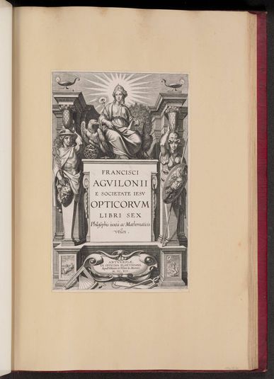 Title Page for François d'Aguilon's "Opticorum Libri Sex"