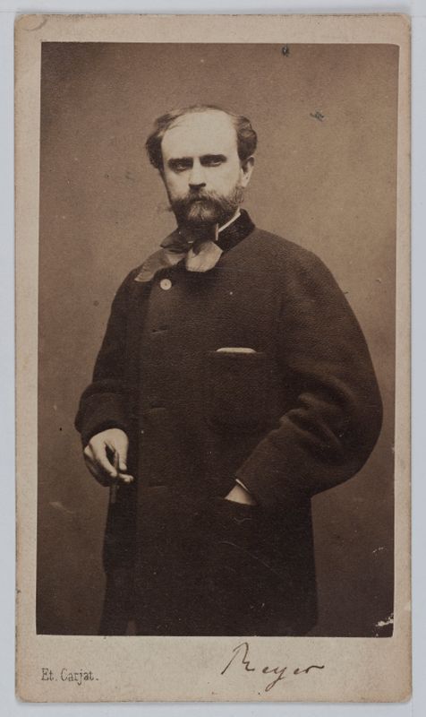 Portrait de Louis Étienne Ernest Rey(1823-1909), dit Ernest Reyer, compositeur d'opéra.
