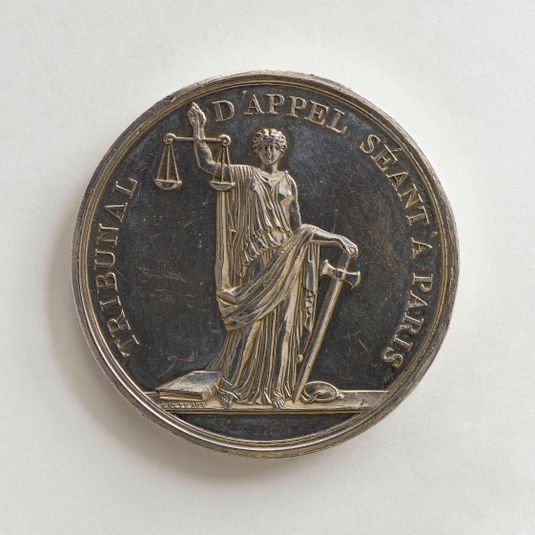 Médaille de fonction de juge au Tribunal d'appel de Paris, an VIII