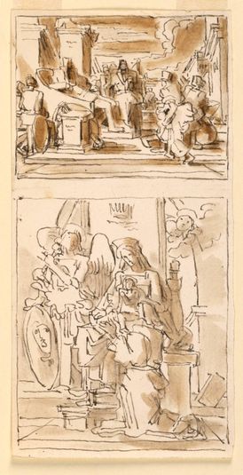 Sketches, The Virgin Enthroned and the Virgin and Child Enthroned