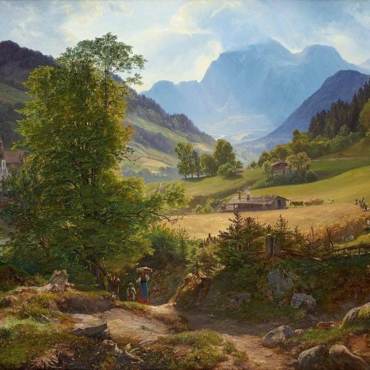 The Ramsau Valley near Berchtesgaden