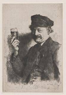 The Drinker (Portrait of Wirts Rauecker)