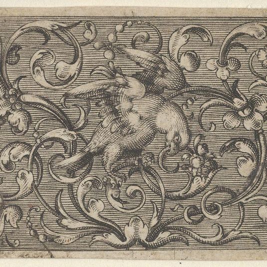 Horizontal Panel with a Bird, from Varii Generis Opera Aurifabris Necessaria
