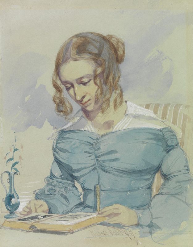 Portrait of Maria Elizabeth Dadd, the Artist's Sister