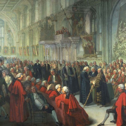 The Ceremony of Administering the Mayoralty Oath to Nathaniel Newnham, 8 November 1782