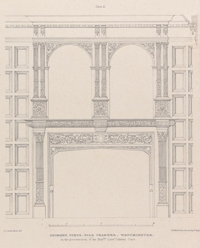 Chimney piece, Star Chamber, Westminster