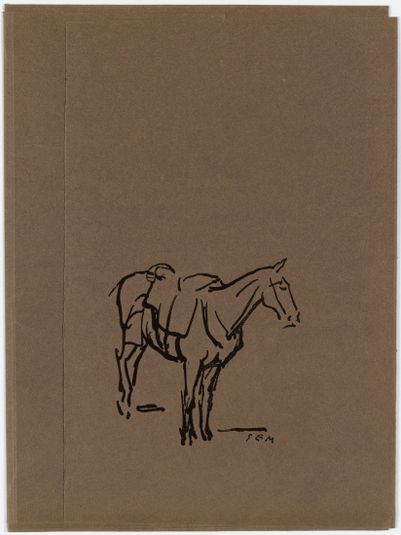 Pochette de l'album Croquis de guerre par Sem , 1917-1918 : Un cheval