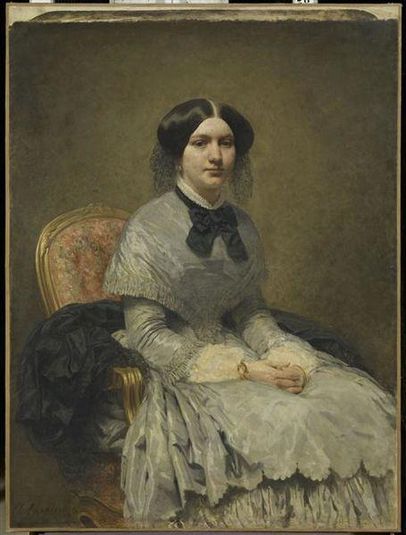 "Portrait de madame William Priestley née Adèle Chaplin"