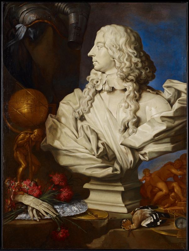 Allegorical Still Life with Bernini's Bust of Francis I d'Este