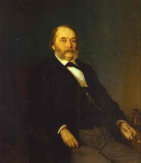 Portrait of the Author Ivan Goncharov