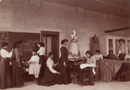 Learning Dressmaking, Tuskegee Institute