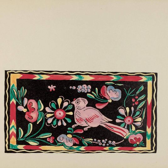 Plate 44: Painted Chest Designs: From Portfolio "Spanish Colonial Designs of New Mexico"