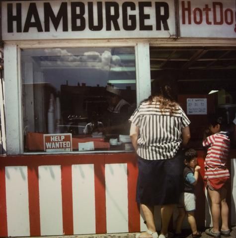 Duk's Ashland Ave. (Stripes), from the "Hot Dog Stands" series and Changing Chicago