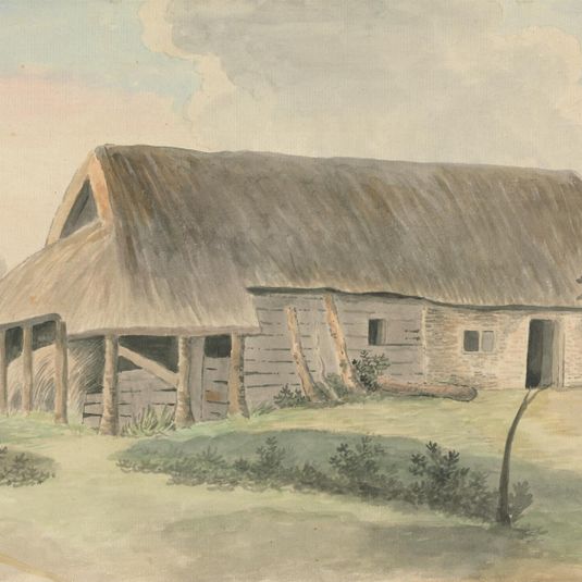 Thatched-roof Barn