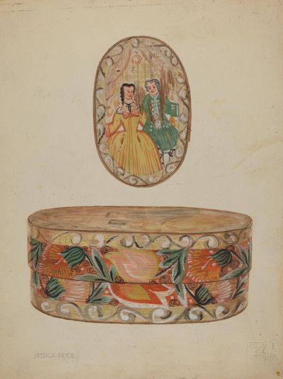 Pa. German Bride's Box
