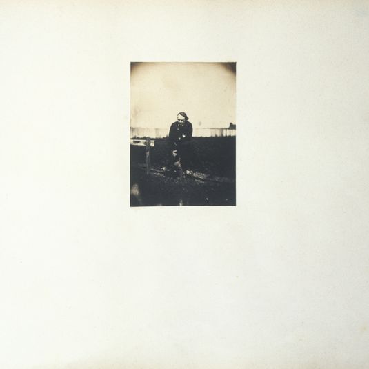 Victor Hugo sur la terrasse de Marine Terrace à Jersey