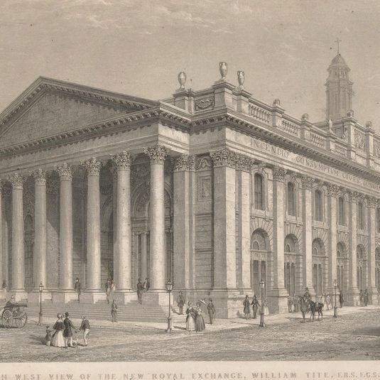 South West View of the New Royal Exchange
