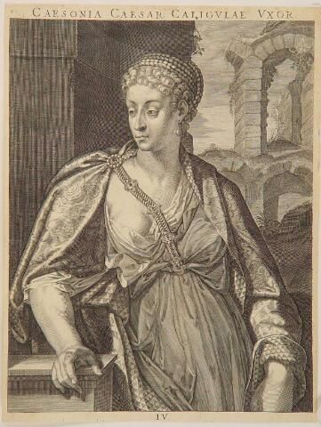 Caesonia, echtgenote van Gaius Caligula (12 voor-41 na Chr.), keizer van het Romeinse Rijk: 37-41 na Chr.
