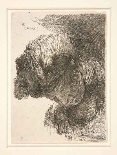 Figure with Their Head Lowered, from the series Small Studies of Heads