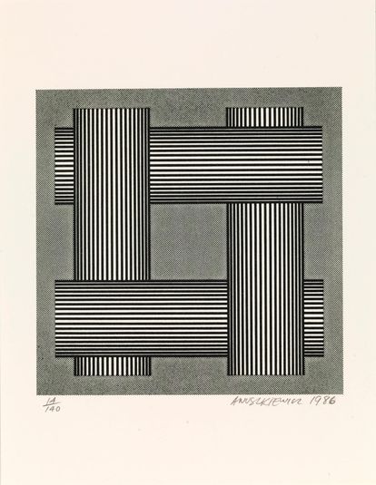 Trans'lumina Graphic, from the American Abstract Artists 50th Anniversary Print Portfolio 1987